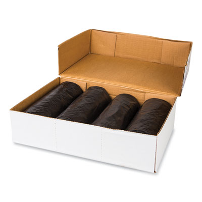 High-Density Commercial Can Liner Value Pack, 60 gal, 19 mic