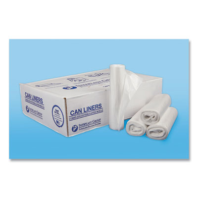 High-Density Commercial Can Liners, 30 gal, 13 mic, 30" x 37