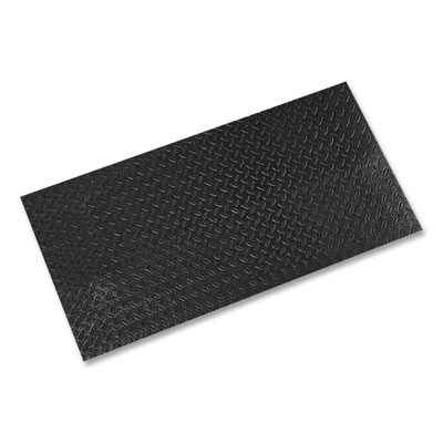 Tuff-Spun Foot-Lover Diamond Surface Mat, Rectangular, Black