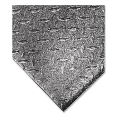 Tuff-Spun Foot-Lover Diamond Surface Mat, Rectangular, Black