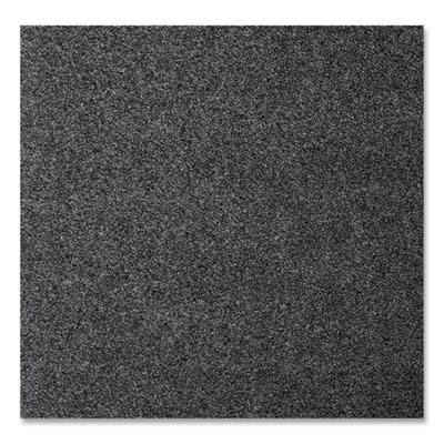 EcoStep Wiper Mat, Rectangular, Charcoal Gray Cut Pile Surfa