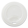 Hot Cup Lids, Sipper Lid, Fits 8 oz Hot Cups, Plastic, White