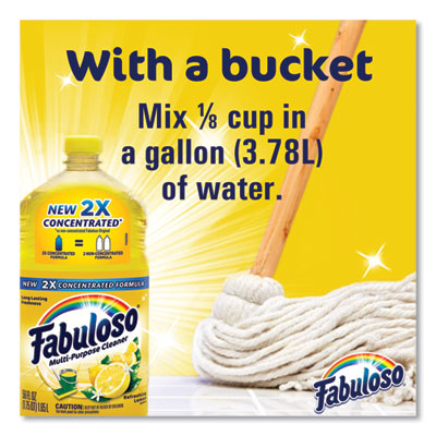 Multi-Use Cleaner, Refreshing Lemon Scent, 56 oz Bottle, 6/C