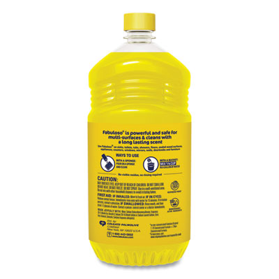 Multi-Use Cleaner, Refreshing Lemon Scent, 56 oz Bottle, 6/C