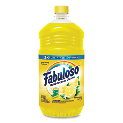 Multi-Use Cleaner, Refreshing Lemon Scent, 56 oz Bottle, 6/C