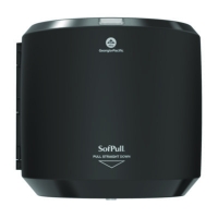 SofPull CenterPull Hand Towel Dispenser, 10.13 x 10.58 x 11.