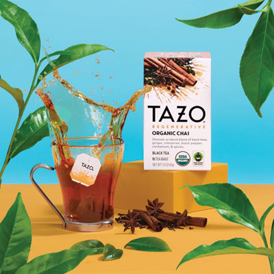 Tea Bags, Organic Chai, 16/Box, 6 Boxes/Carton
