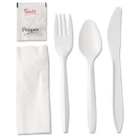 Cutlery Kit - 6 pc. White
