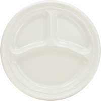 Plate - Plastic 3 compartment